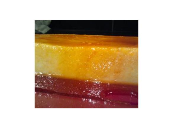 pudim de laranja com cuajada