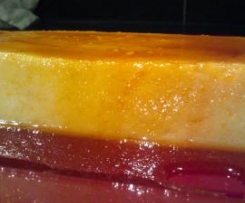 pudim de laranja com cuajada