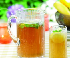 Chá frio com hortelã