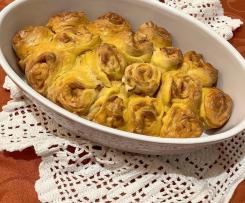 Caracóis de abóbora e canela