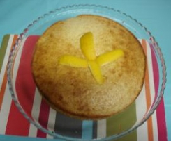 Bolo de limão e queijo fresco