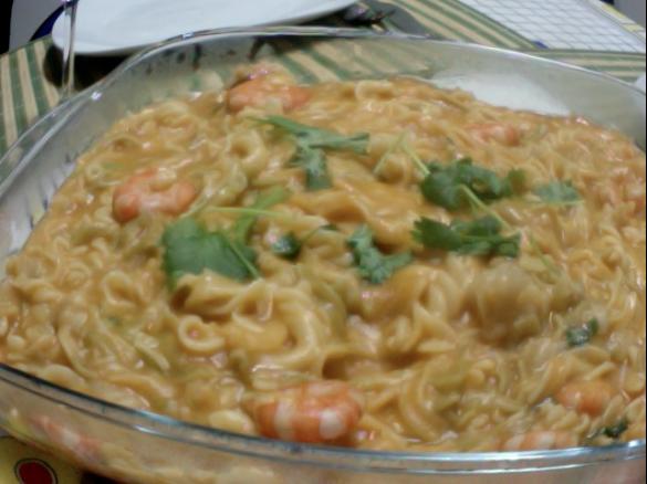 Massada de Tamboril com gambas