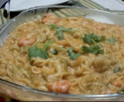 Massada de Tamboril com gambas