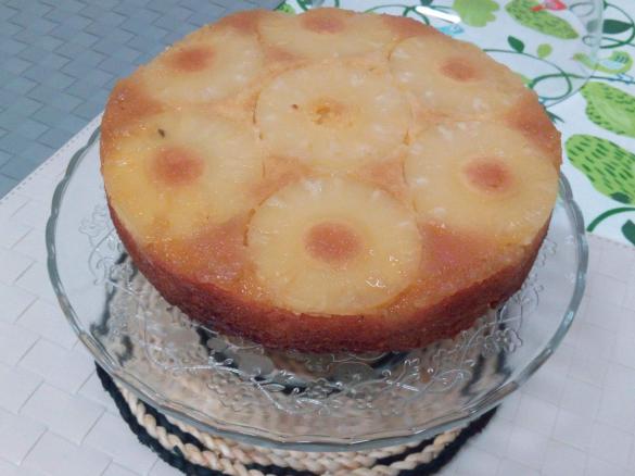Bolo de ananás (invertido)