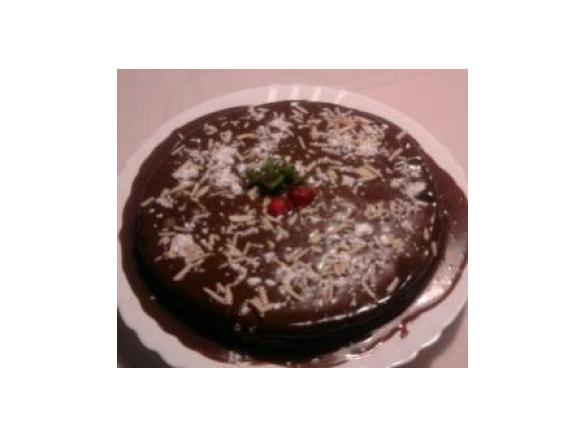 Bolo de chocolate com pão ralado