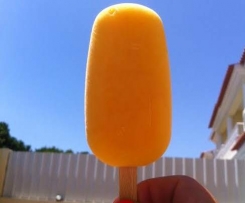 Gelado de Laranja e Cenoura (Lactose and Gluten Free)