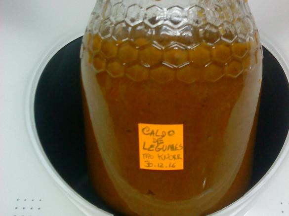 Variante Caldo de legumes caseiro