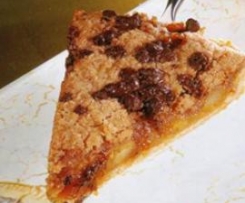 Bolo de pêra e pepitas de chocolate