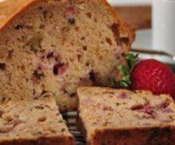 Pão fresco de Morangos para a Mãe