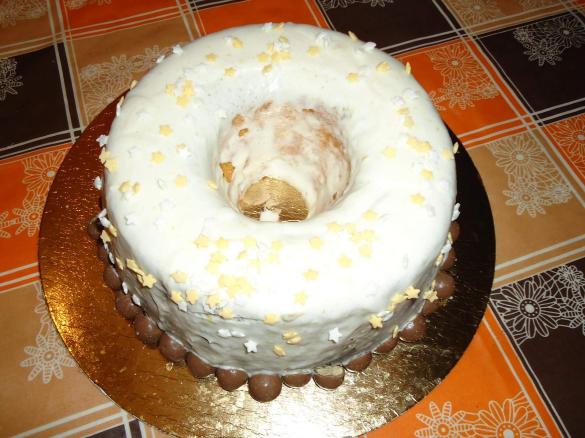 Pão de ló com creme de limão