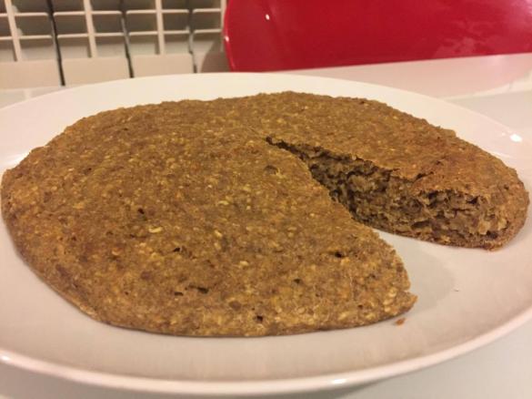 Bolo de Banana e Aveia