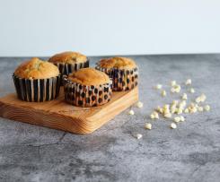 Muffins de Mirtilos com Chocolate Branco