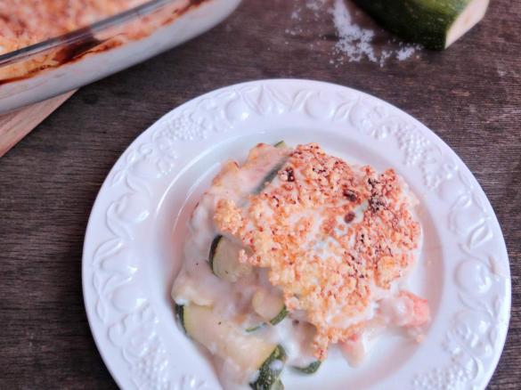 Lasanha de Bacalhau e Curgete