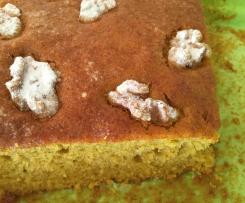 Bolo de cenoura com noz