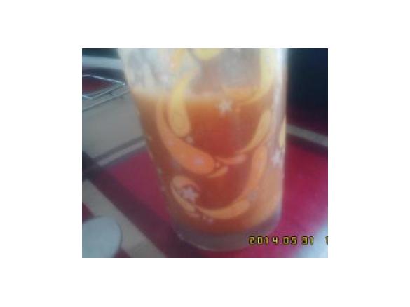 Sumo de abricoque com pêra