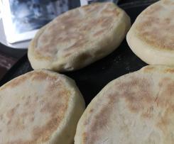 Pão Inglês ( tipo bolo do caco)