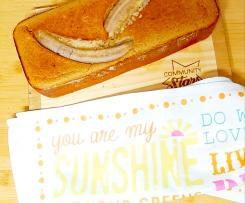 Bolo de aveia e banana