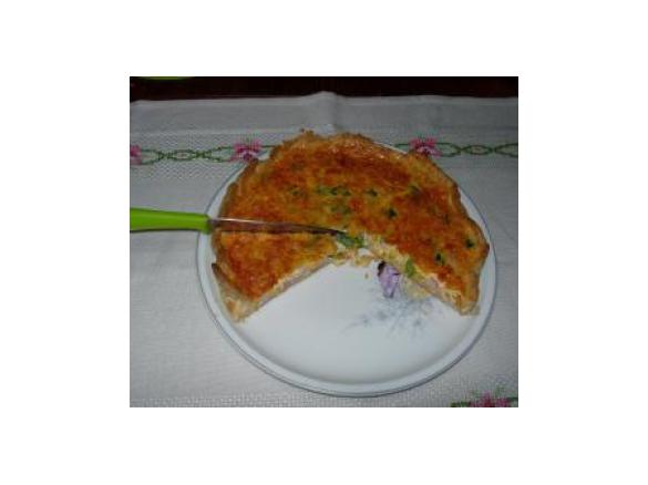 Tarte de legumes e delicias do mar