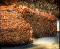 Bolo de aveia e chocolate ao vapor