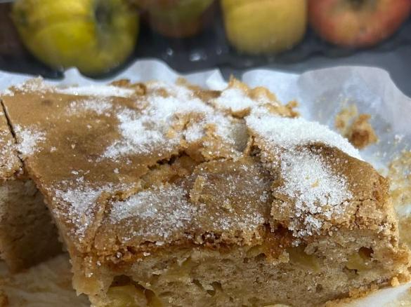 Bolo de Maçã e Canela