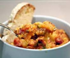 Variante de Estufado Vegetariano de Legumes e Feijão