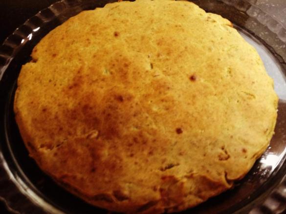 Bola de atum e brócolos