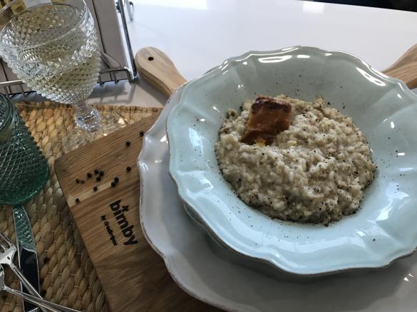 Risoto de Leitão e Castanhas