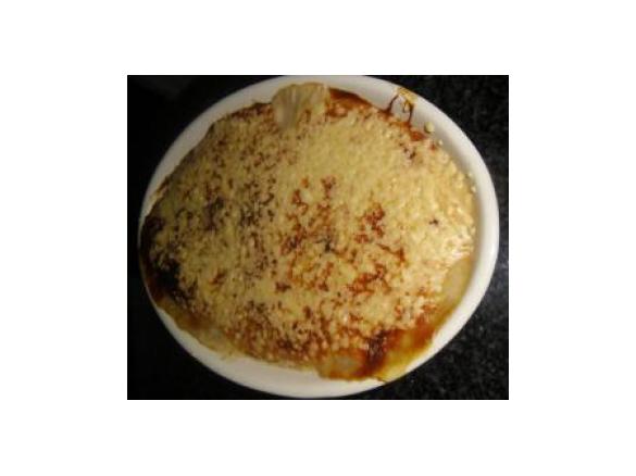 Lasanha de courgette de bacalhau ou atum