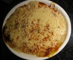 Lasanha de courgette de bacalhau ou atum