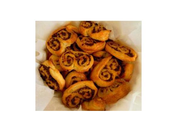 PALMIERS SALGADOS DE TOMATE FEITOS NA BIMBY