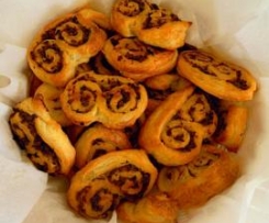 PALMIERS SALGADOS DE TOMATE FEITOS NA BIMBY