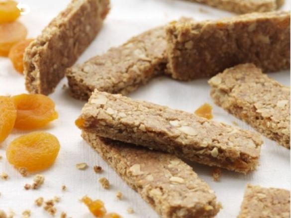 Barras de Cereais com Alperce