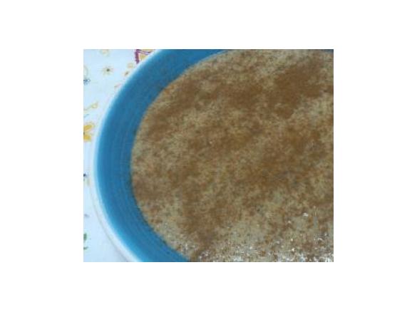 Papas de aveia com diospiro