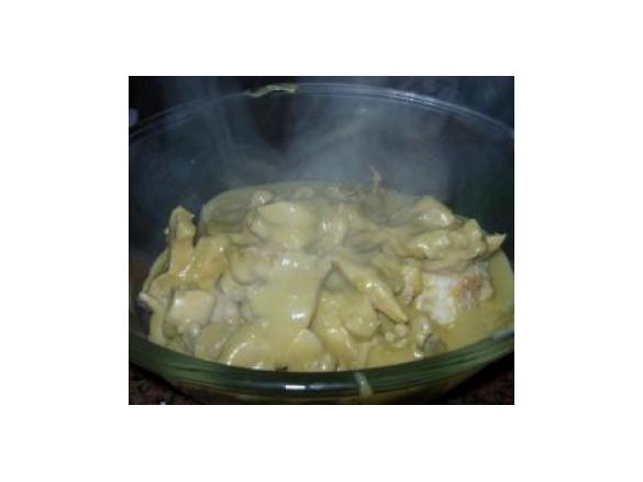 Bifinhos de perú com laranja