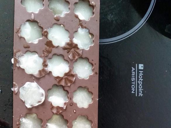 Cubos de gelo - limão, gengibre e hortelã