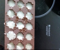 Cubos de gelo - limão, gengibre e hortelã