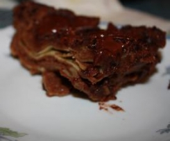 Lasanha de chocolate