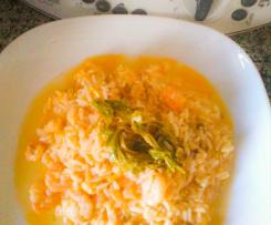 Arroz de Tamboril e camarão