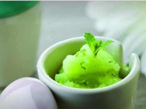 Sorvete de Maçã, Lima e Menta