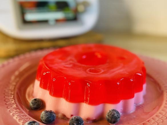 Pudim de gelatina saudável