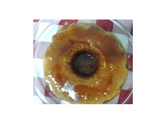 Pudim de papaia e manga