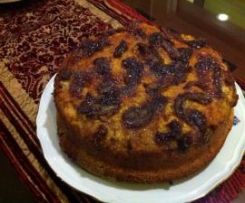 Bolo de Banana Caramelizada