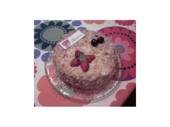 Bolo base com massa folhada e creme de limão