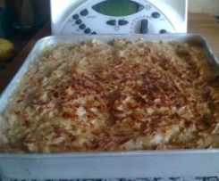 Atum com natas e camarão