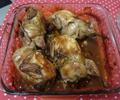 Codornizes Recheadas