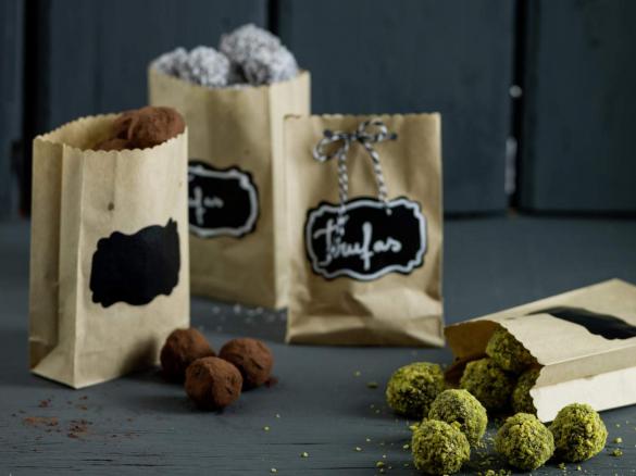 TRUFAS DE NOZ E CAFÉ