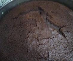Bolo de chocolate (com água)