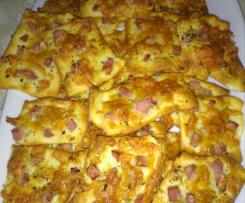 Pão de alho com fiambre e queijo