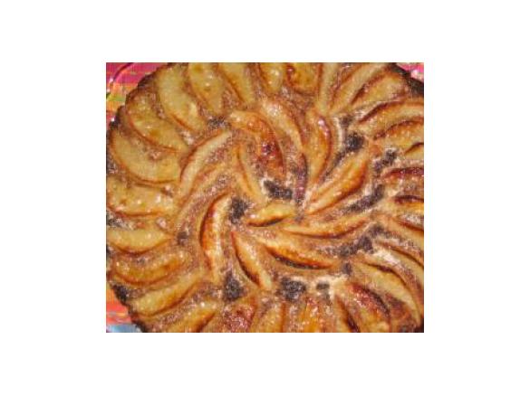 Tarte de pera e canela