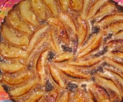 Tarte de pera e canela